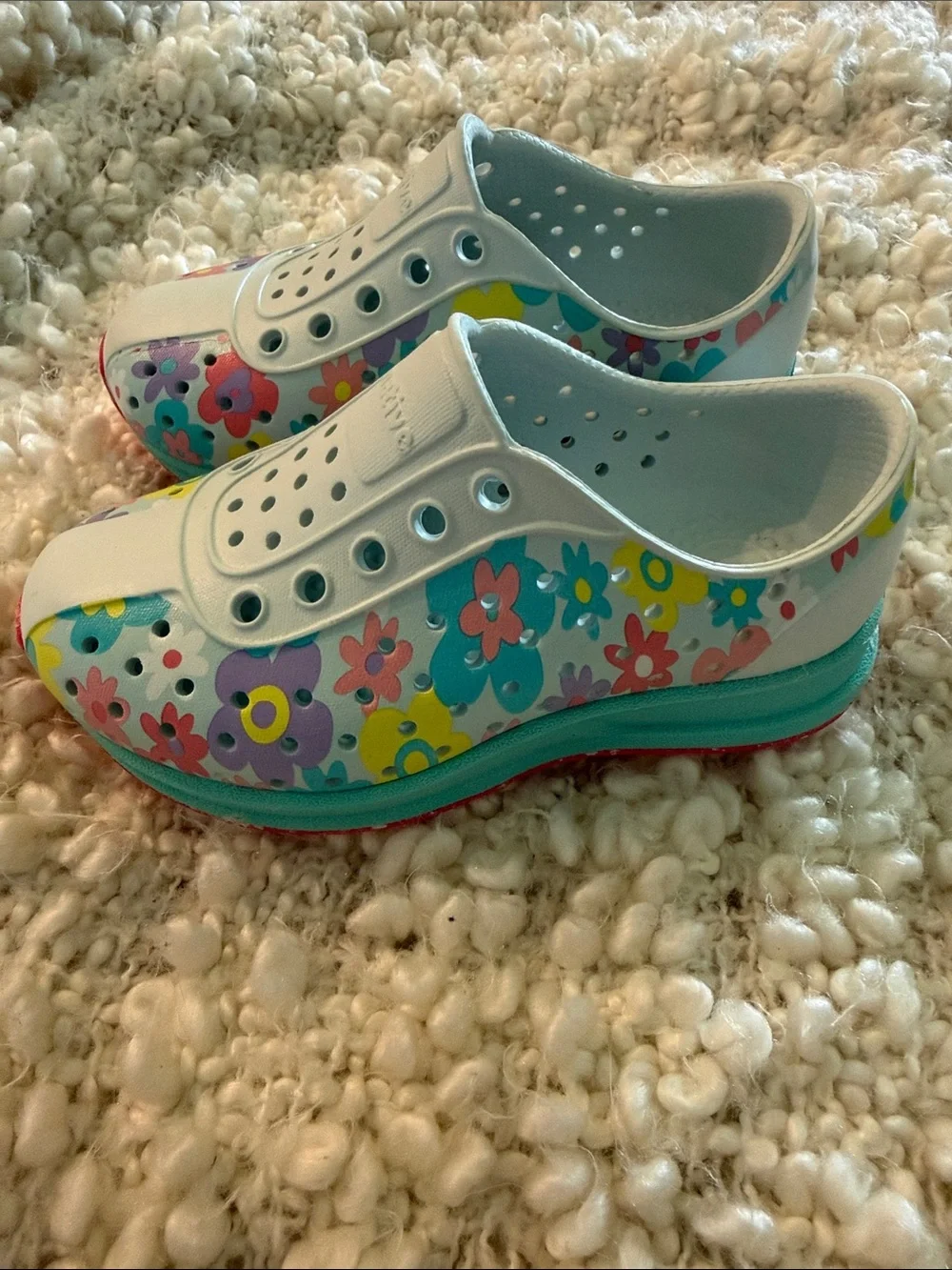 Native Kids Floral Robbie Sugarlite Shoes